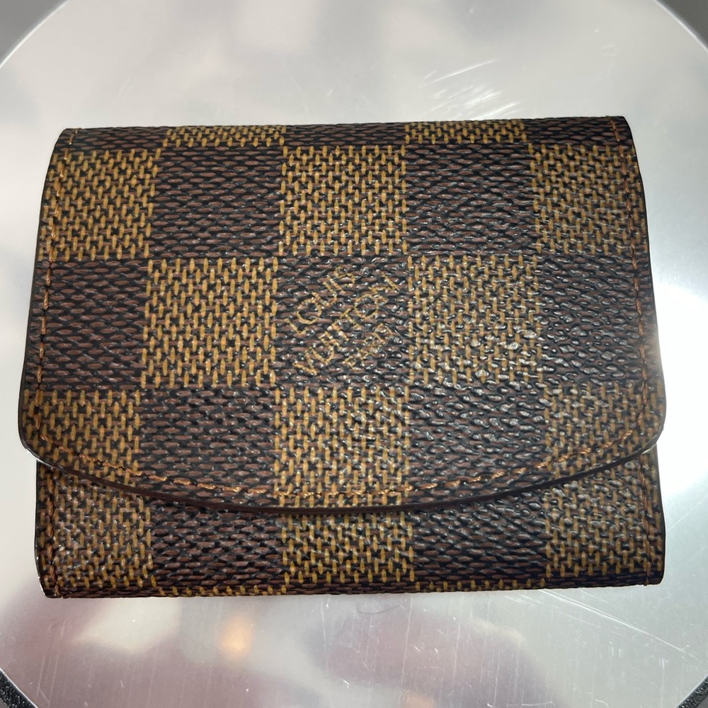 LOUIS VUITTON Damier Ebene Cuff Case M64681 LV Auth